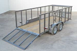 Texas Bragg 16'x83" Landscape Trailer w/ 4' Sides & 4' Gate (L2) Stock #89405 - Thumbnail 14