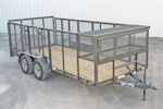 Texas Bragg 16'x83" Landscape Trailer w/ 4' Sides & 4' Gate (L2) Stock #89405 - Thumbnail 1