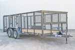 Texas Bragg 16'x83" Landscape Trailer w/ 4' Sides & 4' Gate (L2) Stock #89405 - Thumbnail 2