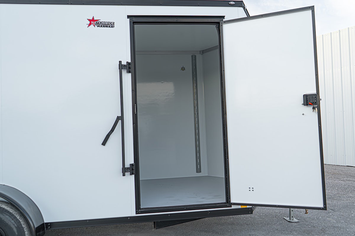 CellTech 7'x16' All-Steel Enclosed Cargo Trailer w/ Rear Ramp Door (C2) - Stock #89416 - Image 6 of 14 CellTech 7'x16' All-Steel Enclosed Cargo Trailer w/ Rear Ramp Door (C2) - Stock #89416 - Image 6 of 14