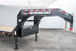 PJ Trailers 32'x102" Gooseneck Low Pro Flatbed Trailer w/ Singles (LS) Stock #89423 - Thumbnail 4