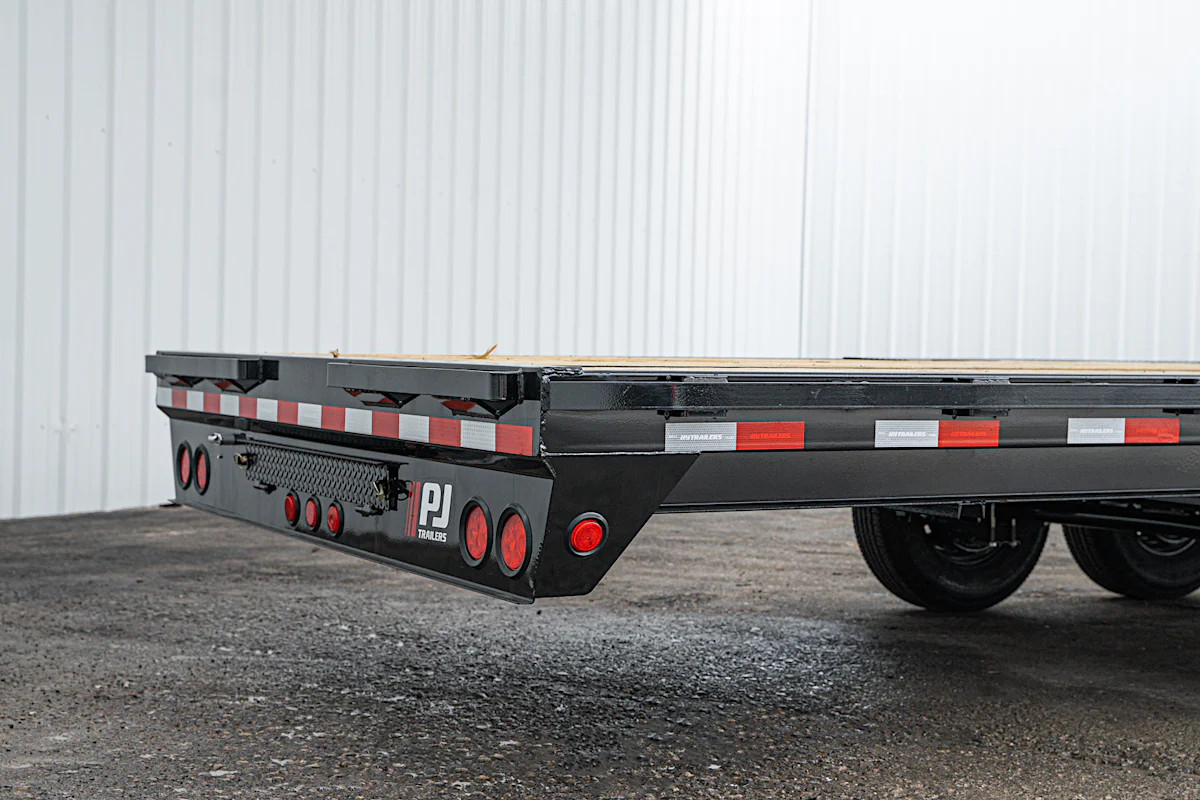 PJ Trailers 32'x102" Gooseneck Low Pro Flatbed Trailer w/ Singles (LS) - Stock #89423 - Image 13 of 16 PJ Trailers 32'x102" Gooseneck Low Pro Flatbed Trailer w/ Singles (LS) - Stock #89423 - Image 13 of 16