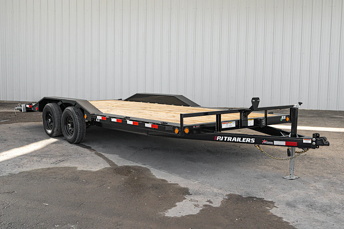 PJ Trailers 20'x102" 5" Channel Car Trailer (B5) - Stock #89431 - Image 2 of 18 PJ Trailers 20'x102" 5" Channel Car Trailer (B5) - Stock #89431 - Image 2 of 18