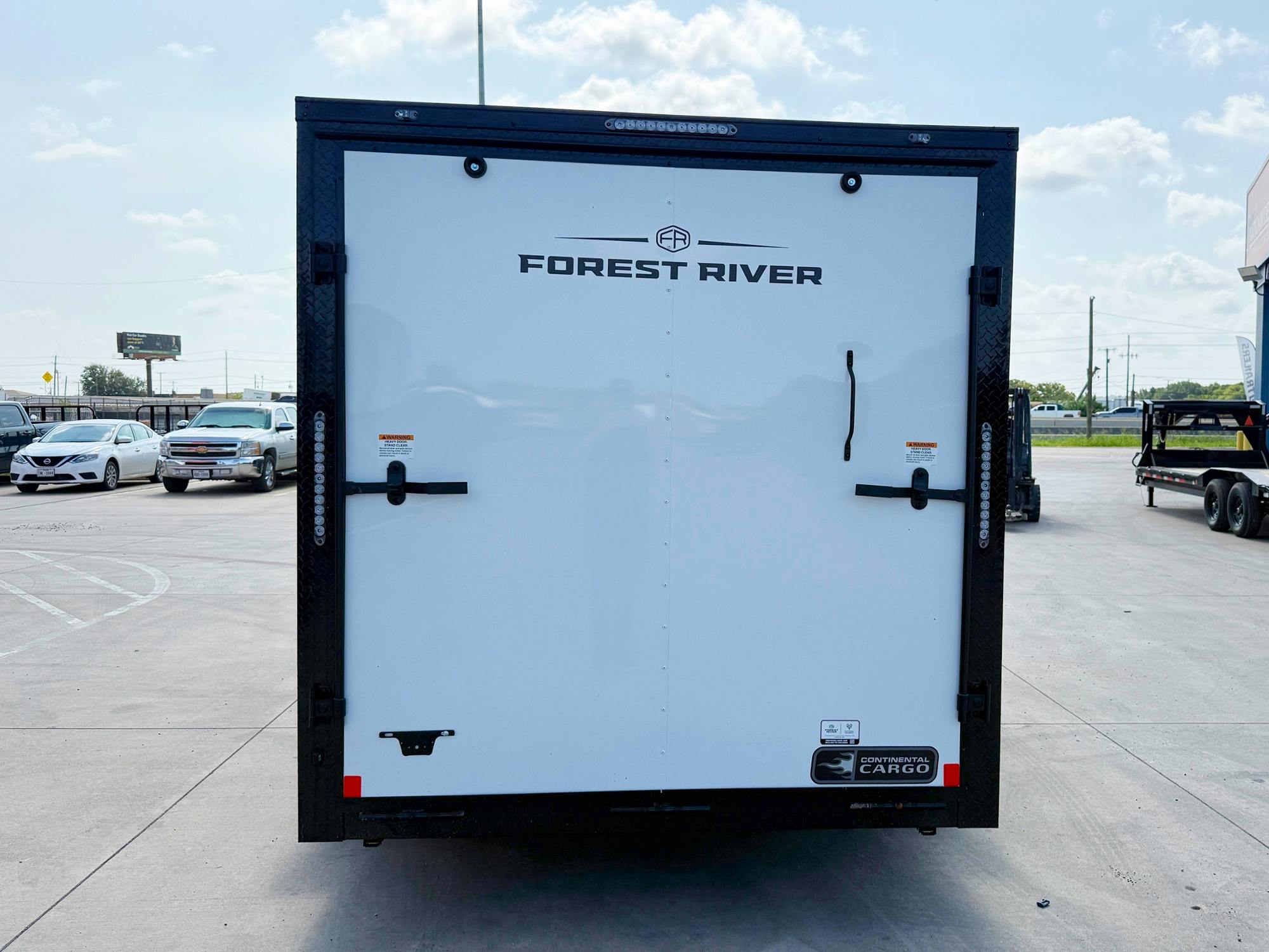 Continental Cargo 7'x14' Enclosed Cargo Trailer w/ Rear Ramp Door (V-series) - Stock #89443 - Image 4 of 10