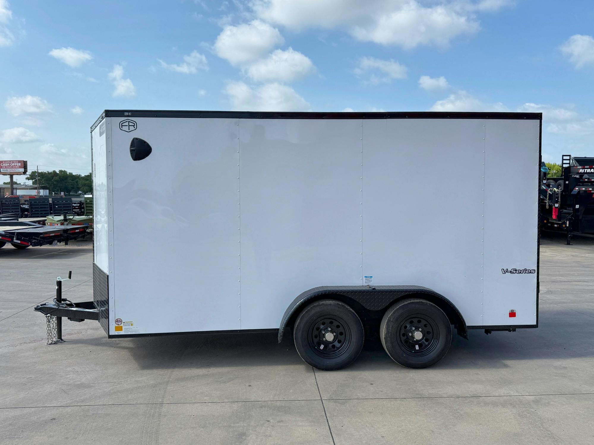 Continental Cargo 7'x14' Enclosed Cargo Trailer w/ Rear Ramp Door (V-series) - Stock #89443 - Image 6 of 10