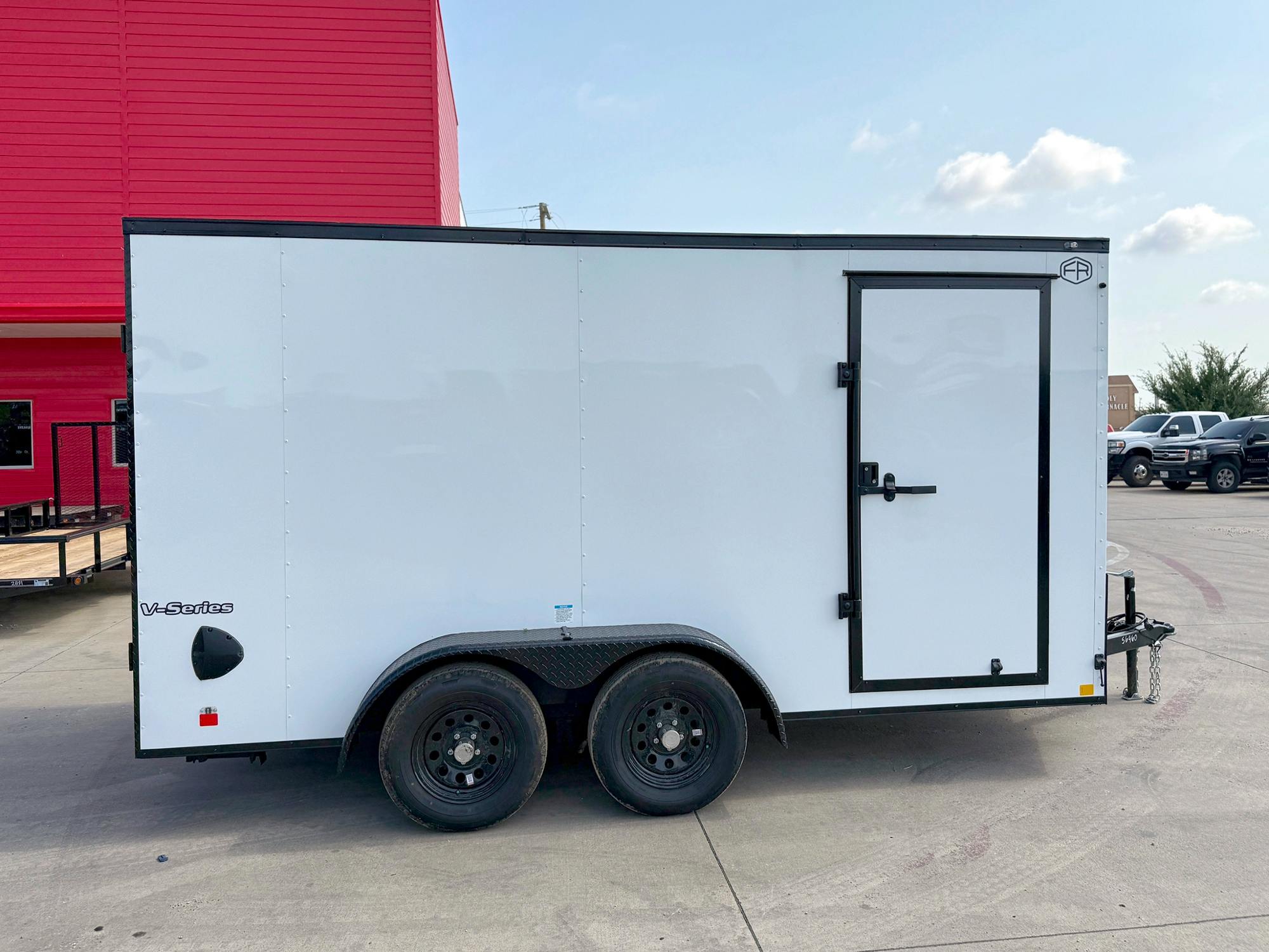 Continental Cargo 7'x14' Enclosed Cargo Trailer w/ Rear Ramp Door (V-series) - Stock #89443 - Image 7 of 10