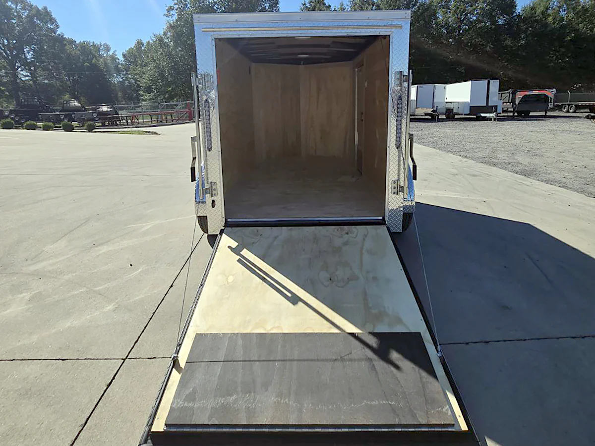 Continental Cargo 5'x8' Enclosed Cargo Trailer w/ Rear Ramp Doors (V-Series) - Stock #89444 - Image 6 of 6 Continental Cargo 5'x8' Enclosed Cargo Trailer w/ Rear Ramp Doors (V-Series) - Stock #89444 - Image 6 of 6