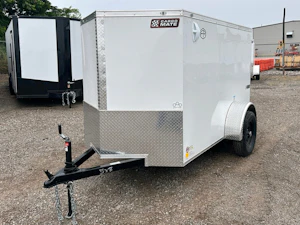 Cargo Mate 5'x8' Enclosed Cargo Trailer w/ Rear Ramp Doors (V-Series)