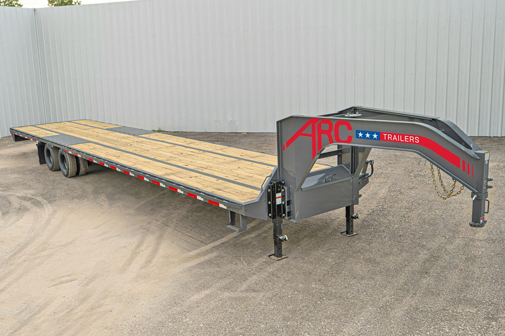 ARC Trailers 40'x102" 24K Gooseneck Flatbed Trailer w/ Duals (GDD) - Stock #89487 - Image 1 of 5