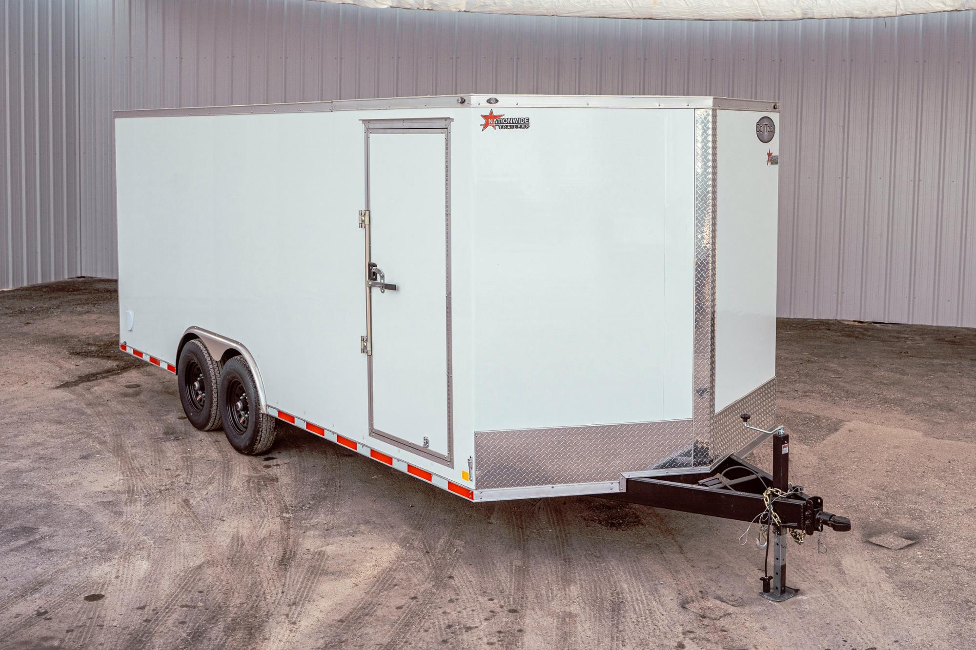 CellTech 8.5'x20' All-Steel Enclosed Cargo Trailer w/ Rear Ramp Door (C2) - Stock #89537 - Image 1 of 3