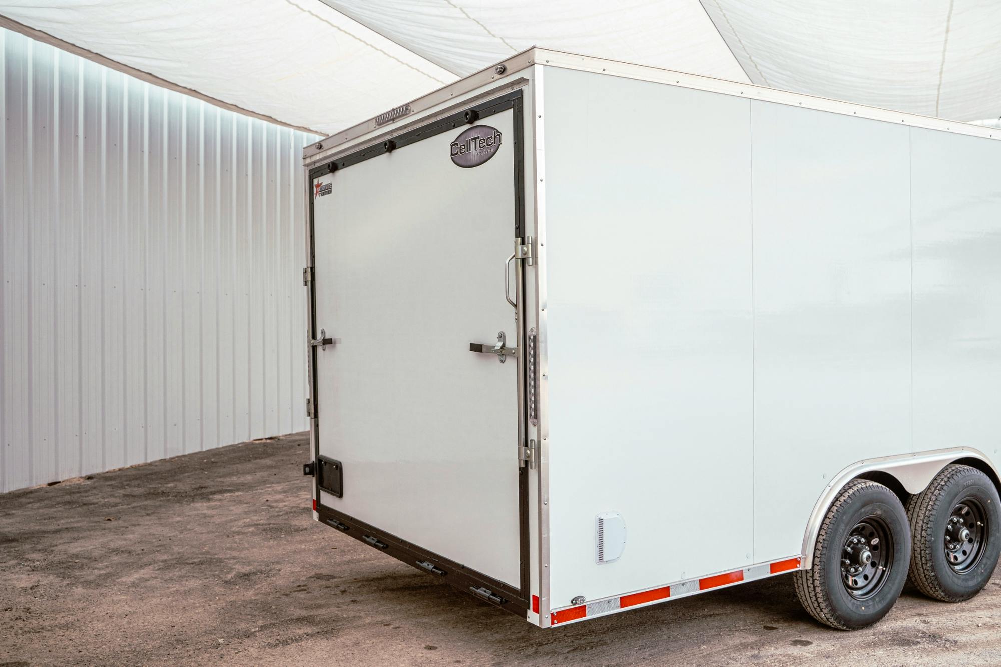 CellTech 8.5'x20' All-Steel Enclosed Cargo Trailer w/ Rear Ramp Door (C2) - Stock #89537 - Image 15 of 35