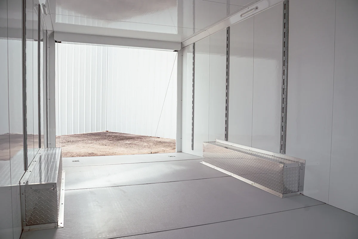 CellTech 8.5'x20' All-Steel Enclosed Cargo Trailer w/ Rear Ramp Door (C2) - Stock #89537 - Image 14 of 35 CellTech 8.5'x20' All-Steel Enclosed Cargo Trailer w/ Rear Ramp Door (C2) - Stock #89537 - Image 14 of 35