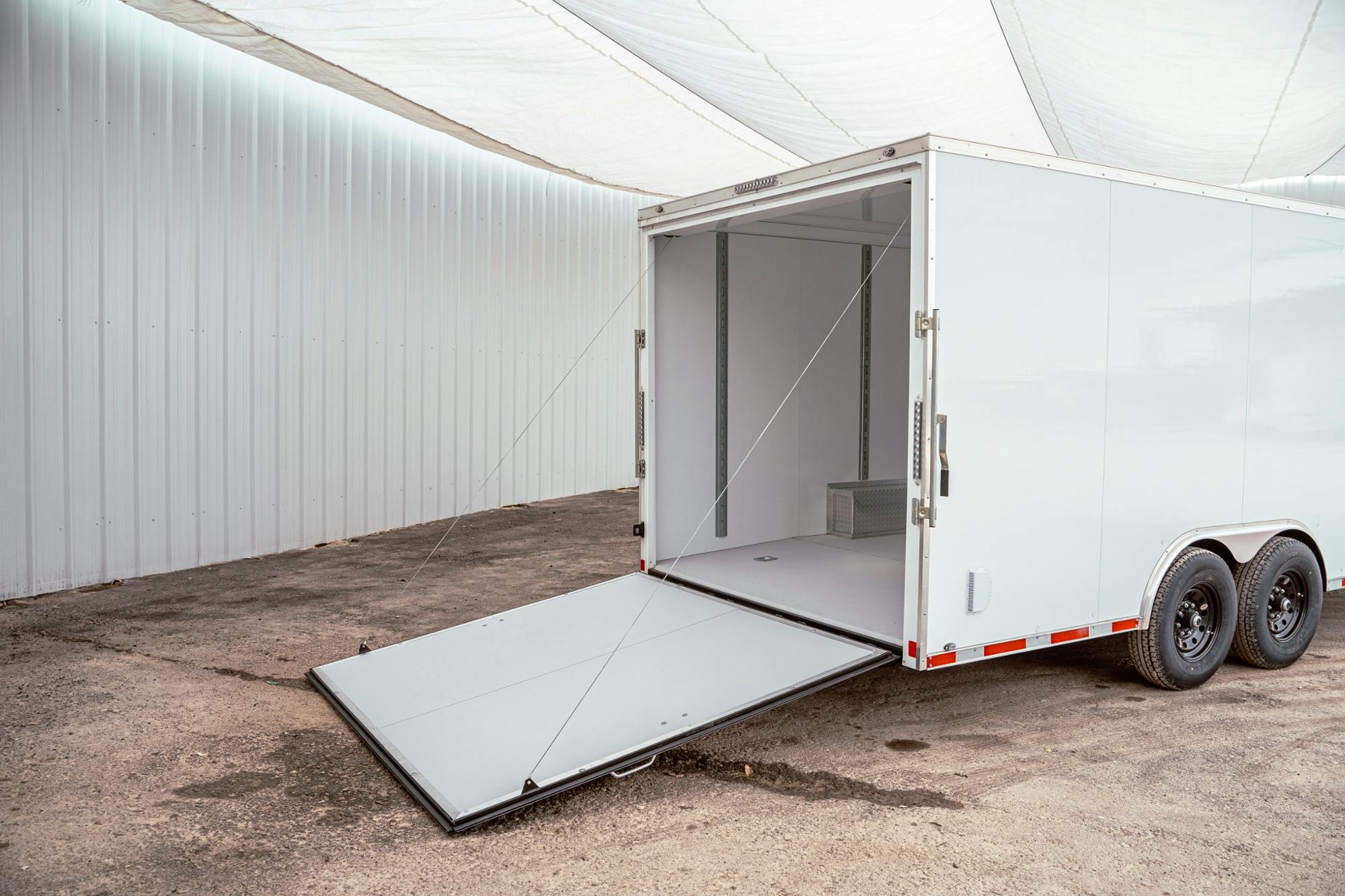 CellTech 8.5'x20' All-Steel Enclosed Cargo Trailer w/ Rear Ramp Door (C2) - Stock #89537 - Image 16 of 35