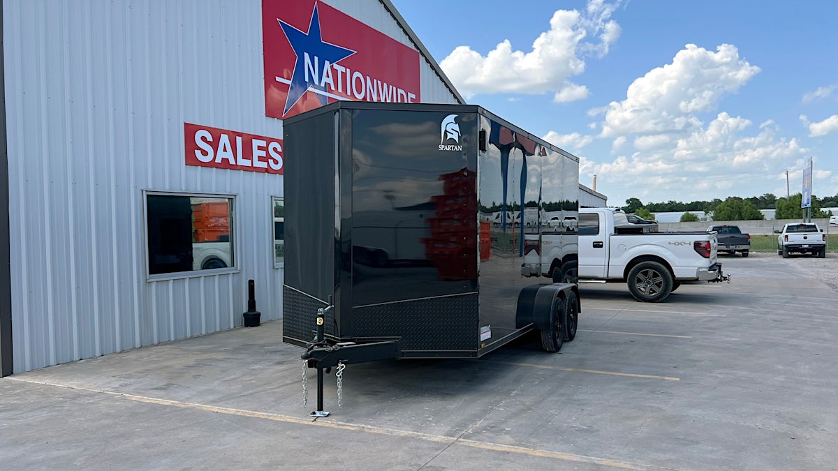 Spartan 7'x16' Enclosed Cargo Trailer w/ Rear Ramp Door (C2) - Stock #89539 - Image 6 of 9 Spartan 7'x16' Enclosed Cargo Trailer w/ Rear Ramp Door (C2) - Stock #89539 - Image 6 of 9