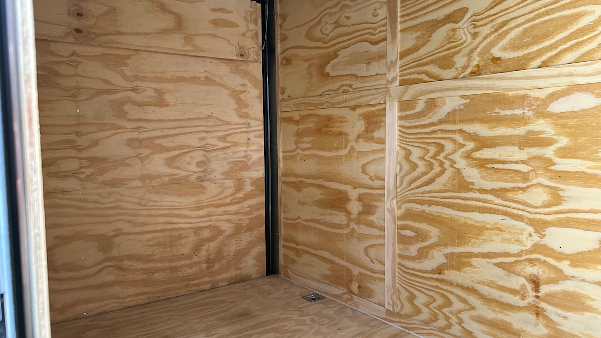 Spartan 6'x12' Enclosed Cargo Trailer w/ Rear Ramp Door (C2) - Stock #89543 - Image 8 of 9 Spartan 6'x12' Enclosed Cargo Trailer w/ Rear Ramp Door (C2) - Stock #89543 - Image 8 of 9