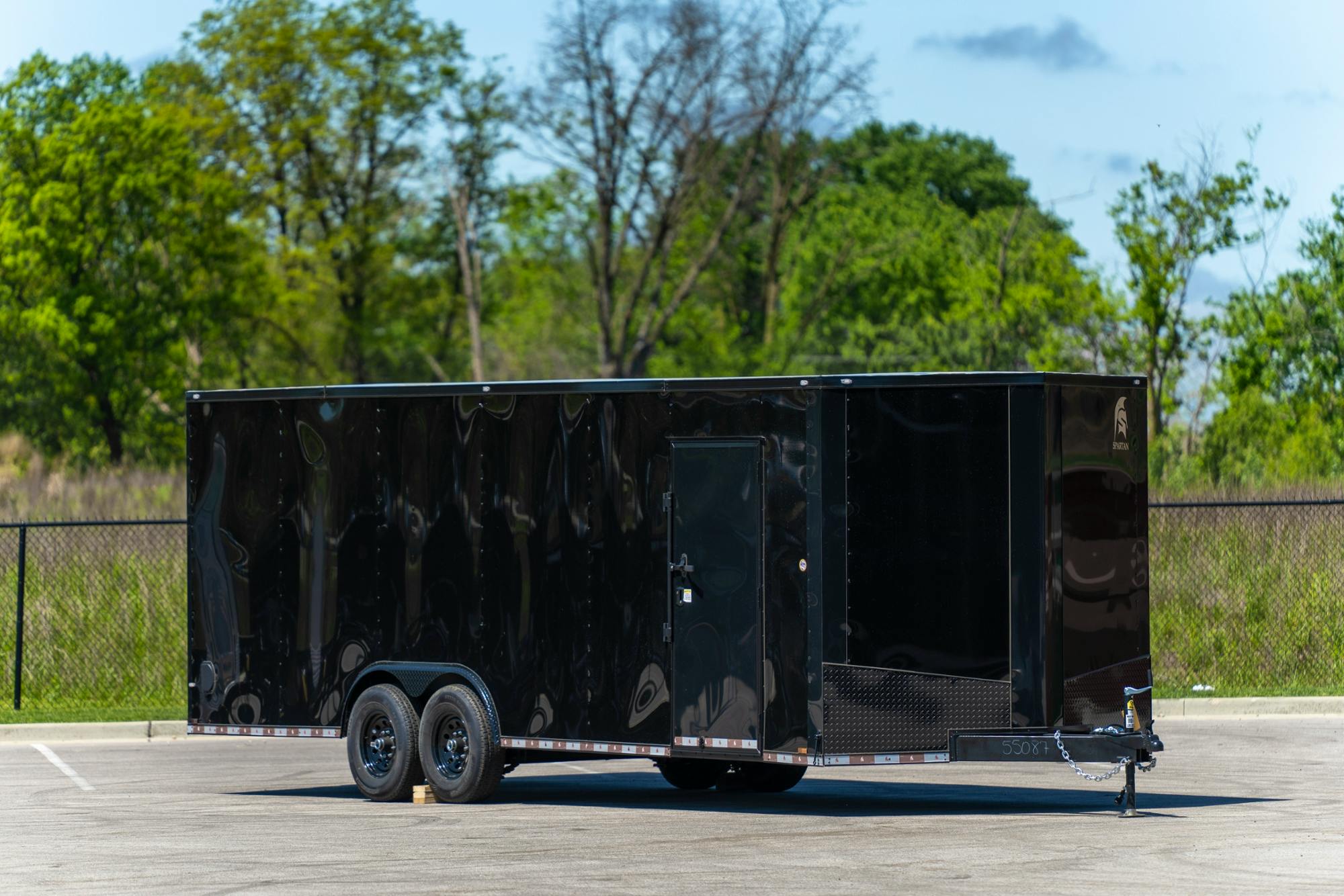 Spartan 8.5'x24' Enclosed Cargo Trailer w/ Rear Ramp Door (C2) - Stock #89546 - Image 1 of 4