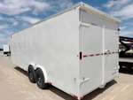 Delco 8'x24' Gooseneck Steel Cargo Trailer w/ Rear Barn Doors Stock #89557 - Thumbnail 6