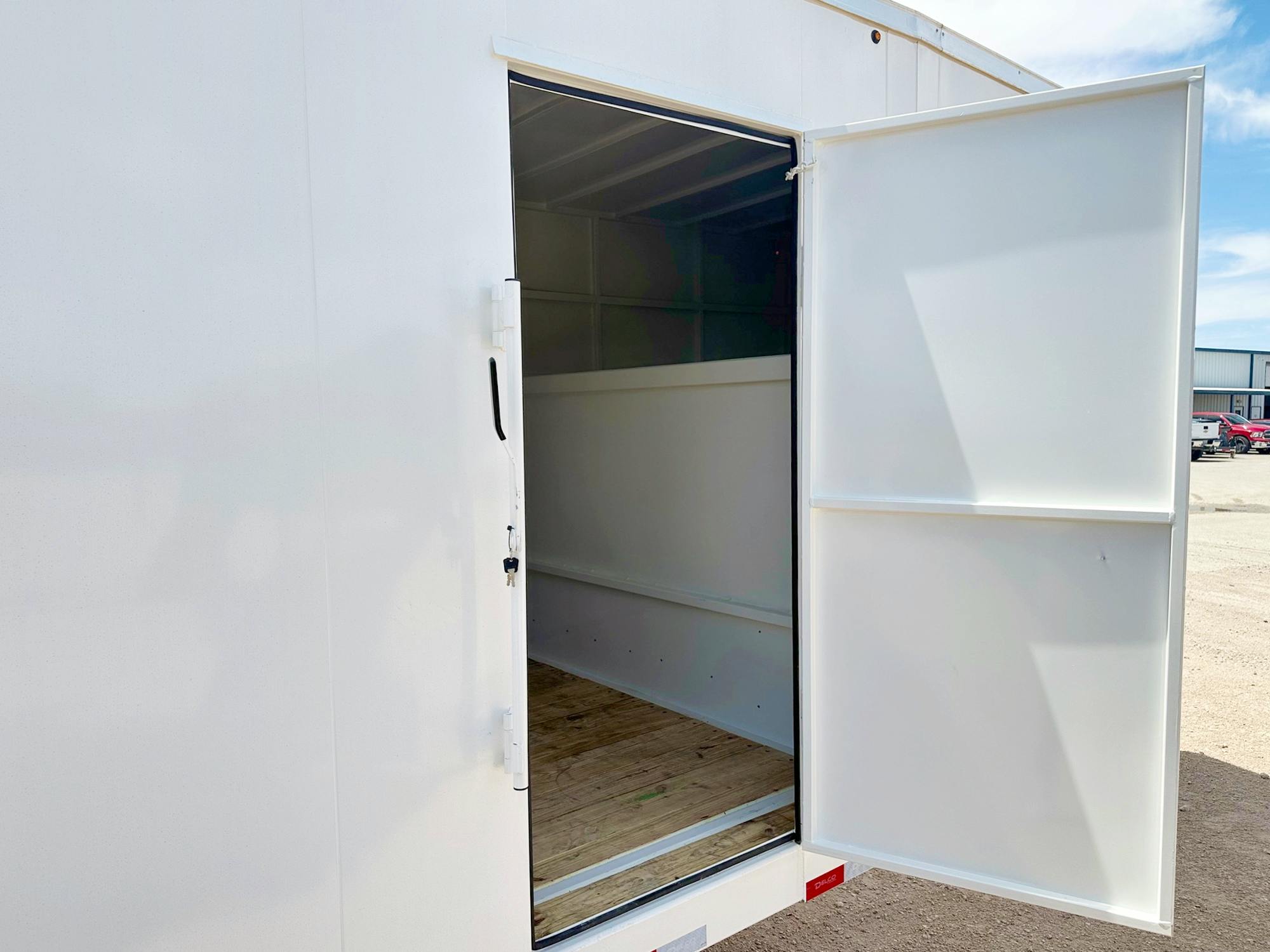 Delco 8'x24' Gooseneck Steel Cargo Trailer w/ Rear Barn Doors