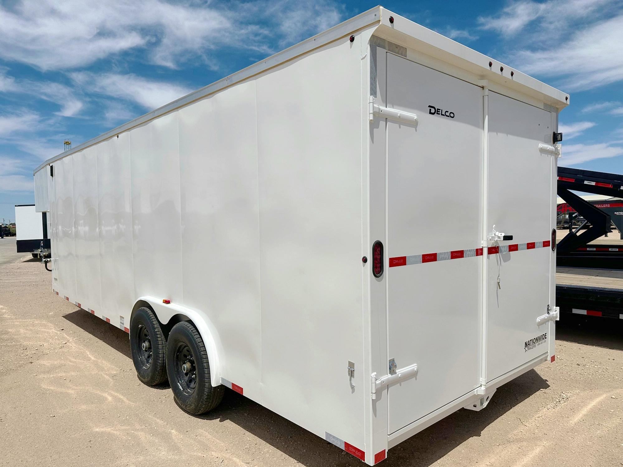 Delco 8'x24' Gooseneck Steel Cargo Trailer w/ Rear Barn Doors - Stock #89564 - Image 6 of 13