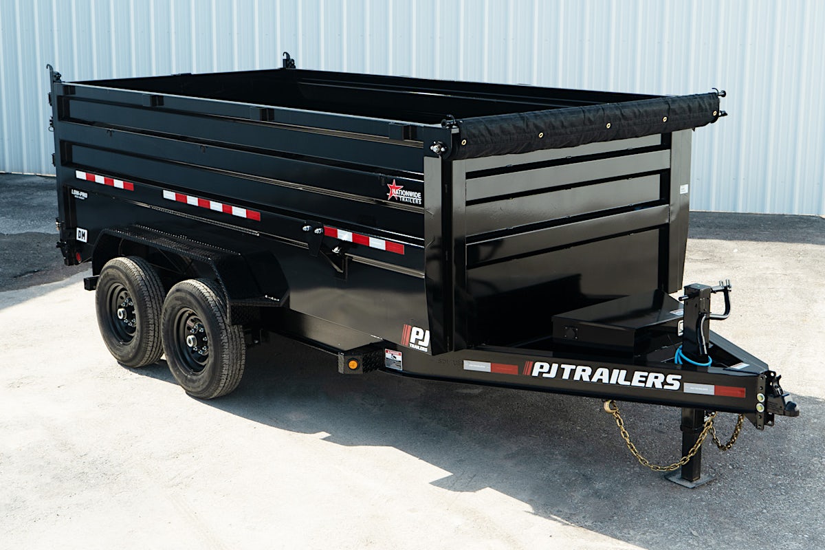 PJ Trailers 14'x83" Low Pro High Side Dump Trailer w/ 4' Sides (DM) - Stock #89575 - Image 2 of 30 PJ Trailers 14'x83" Low Pro High Side Dump Trailer w/ 4' Sides (DM) - Stock #89575 - Image 2 of 30