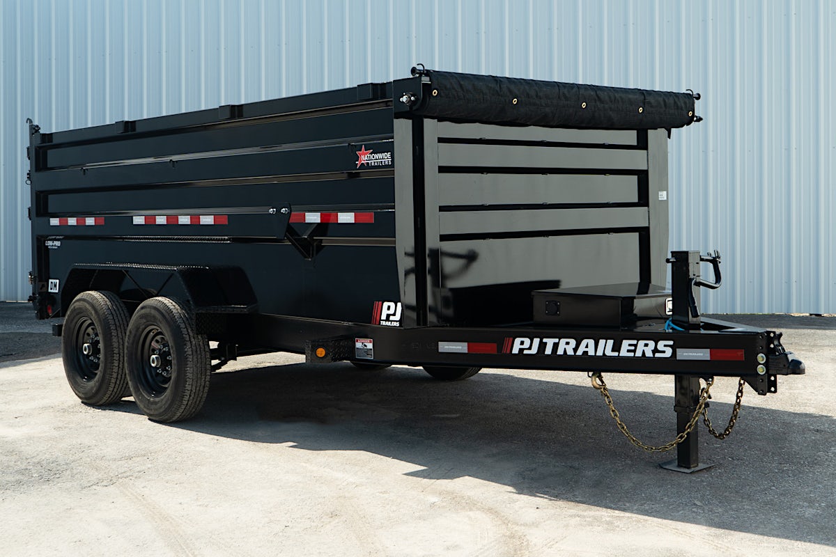 PJ Trailers 14'x83" Low Pro High Side Dump Trailer w/ 4' Sides (DM) - Stock #89575 - Image 3 of 30 PJ Trailers 14'x83" Low Pro High Side Dump Trailer w/ 4' Sides (DM) - Stock #89575 - Image 3 of 30