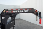 PJ Trailers 40'x102" 18k Gooseneck Flatbed Trailer w/ Singles (LX) Stock #89577 - Thumbnail 12