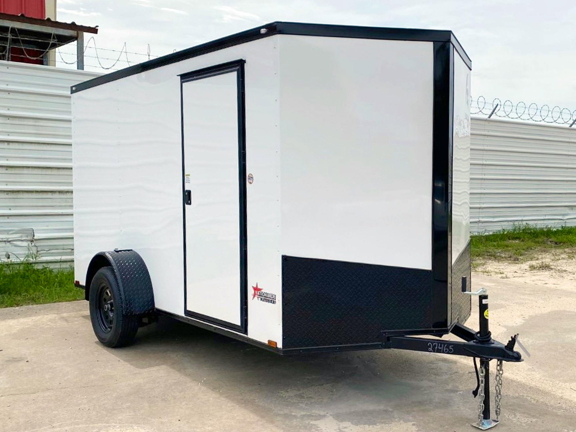 Spartan 6'x12' Enclosed Cargo Trailer w/ Rear Ramp Door (C1) - Stock #89586 - Image 1 of 6