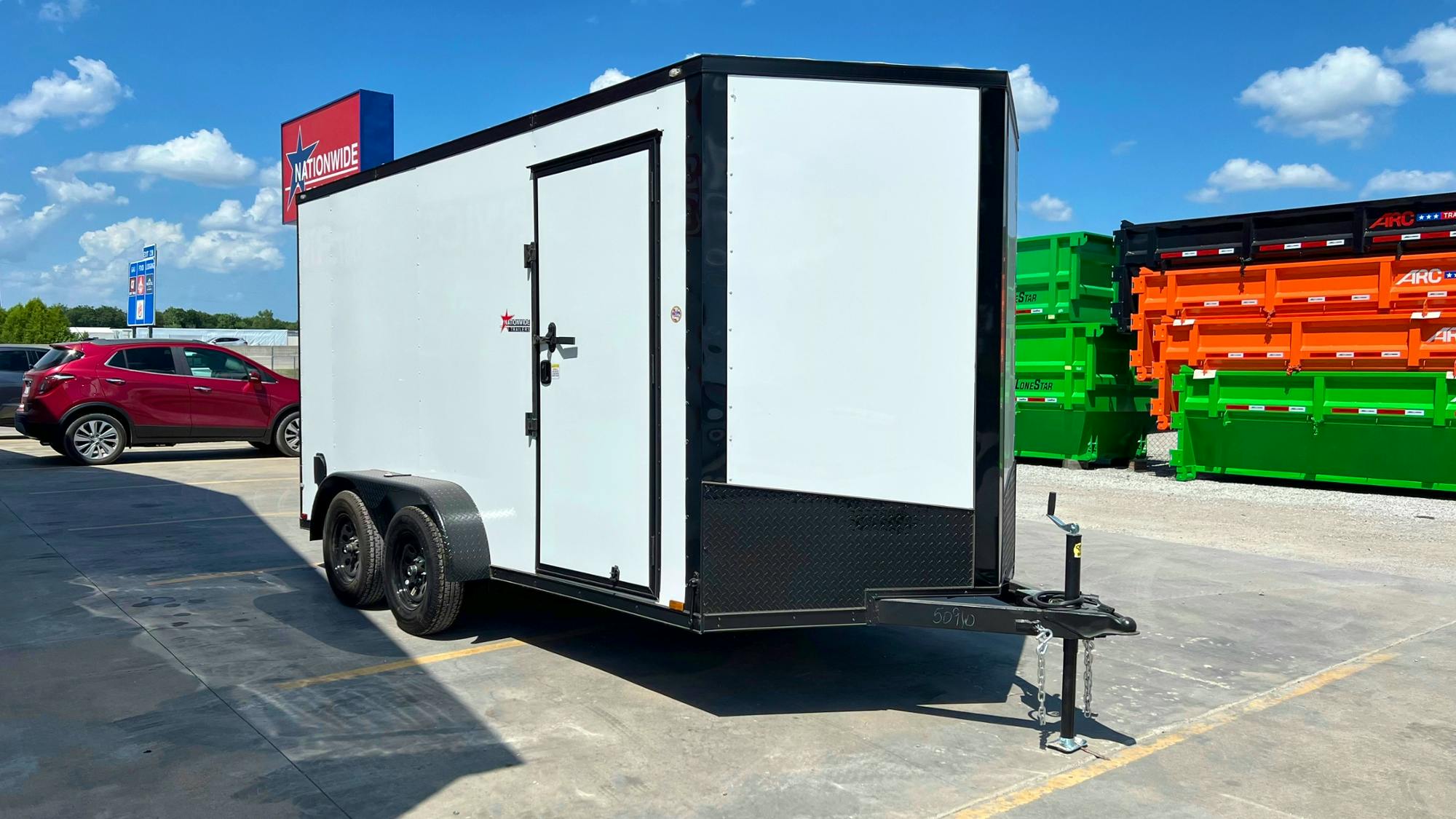 Spartan 7'x14' Enclosed Cargo Trailer w/ Rear Ramp Door (C2) - Stock #89626 - Image 6 of 9