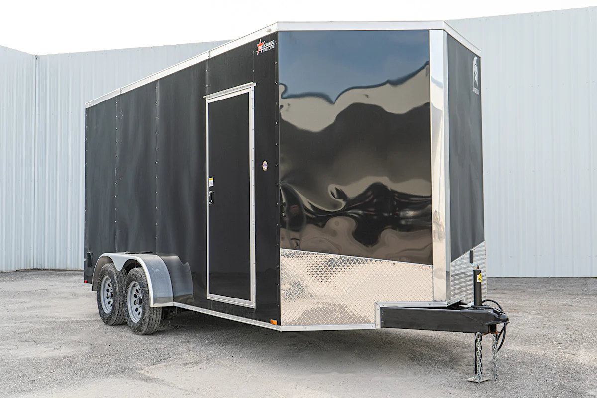 Spartan 7'x16' Enclosed Cargo Trailer w/ Rear Ramp Door (C2) - Stock #89628 - Image 2 of 20 Spartan 7'x16' Enclosed Cargo Trailer w/ Rear Ramp Door (C2) - Stock #89628 - Image 2 of 20