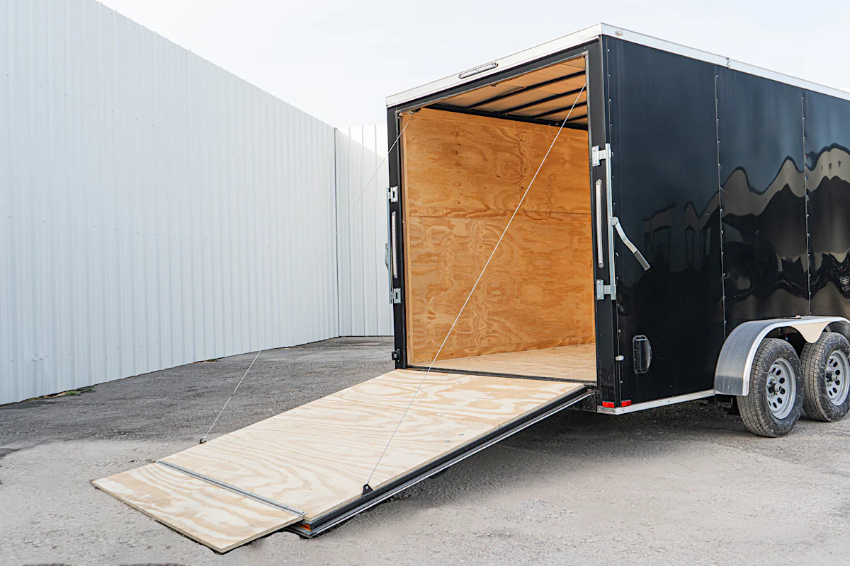Spartan 7'x16' Enclosed Cargo Trailer w/ Rear Ramp Door (C2) - Stock #89631 - Image 8 of 20 Spartan 7'x16' Enclosed Cargo Trailer w/ Rear Ramp Door (C2) - Stock #89631 - Image 8 of 20