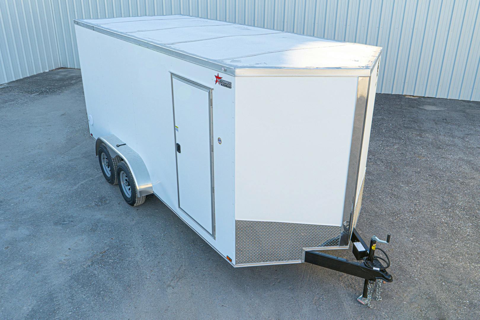 Spartan 7'x16' Enclosed Cargo Trailer w/ Rear Ramp Door (C2) - Stock #89644 - Image 4 of 19