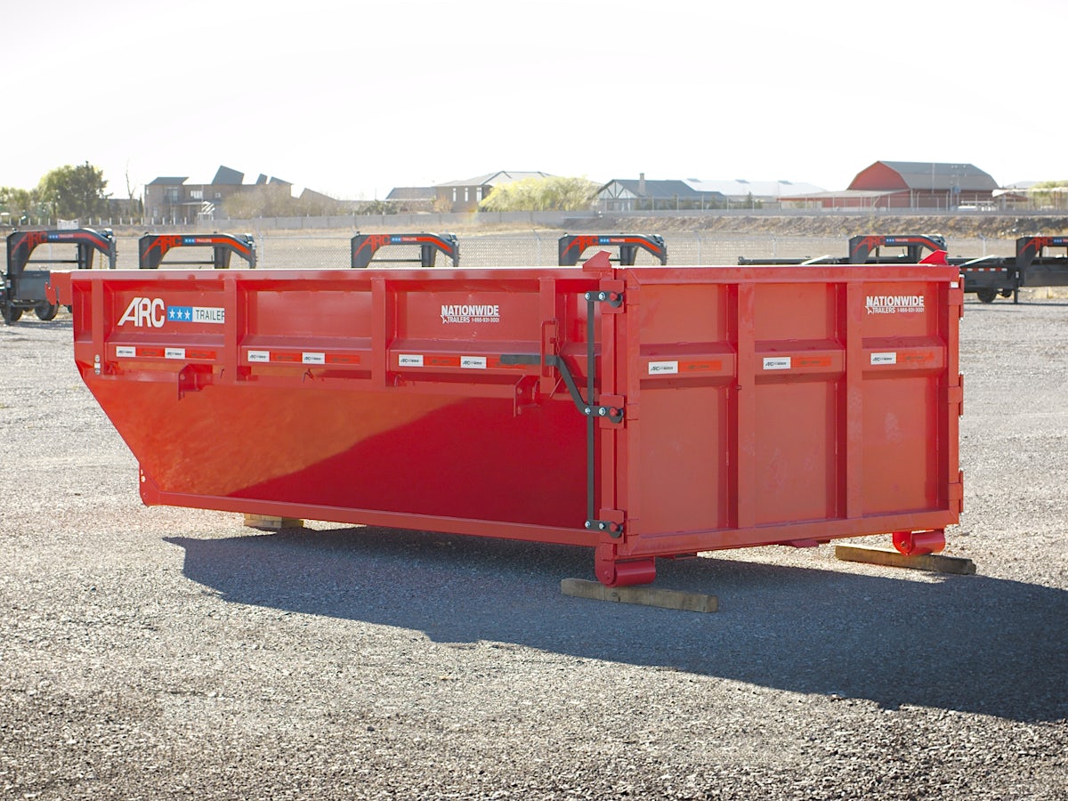 ARC Trailers 14' 14YD Steel Dumpster Bin w/ 4' Sides - Stock #89645 - Image 9 of 9 ARC Trailers 14' 14YD Steel Dumpster Bin w/ 4' Sides - Stock #89645 - Image 9 of 9