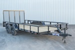Texas Bragg 16'x83" Utility Trailer w/ 4' Gate (U2) Stock #89767 - Thumbnail 3