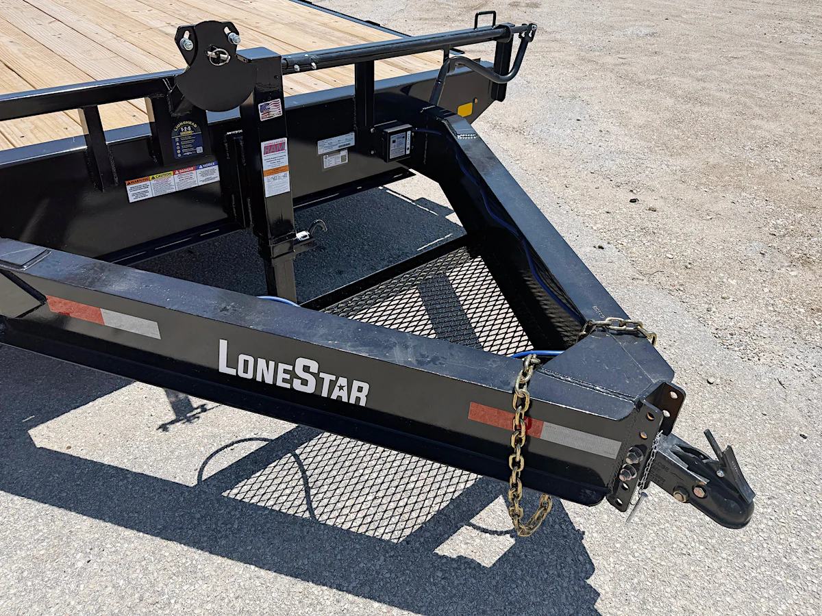 LoneStar 16'x102" 8" I-Beam Deckover Flatbed Trailer - Stock #89768 - Image 3 of 3 LoneStar 16'x102" 8" I-Beam Deckover Flatbed Trailer - Stock #89768 - Image 3 of 3