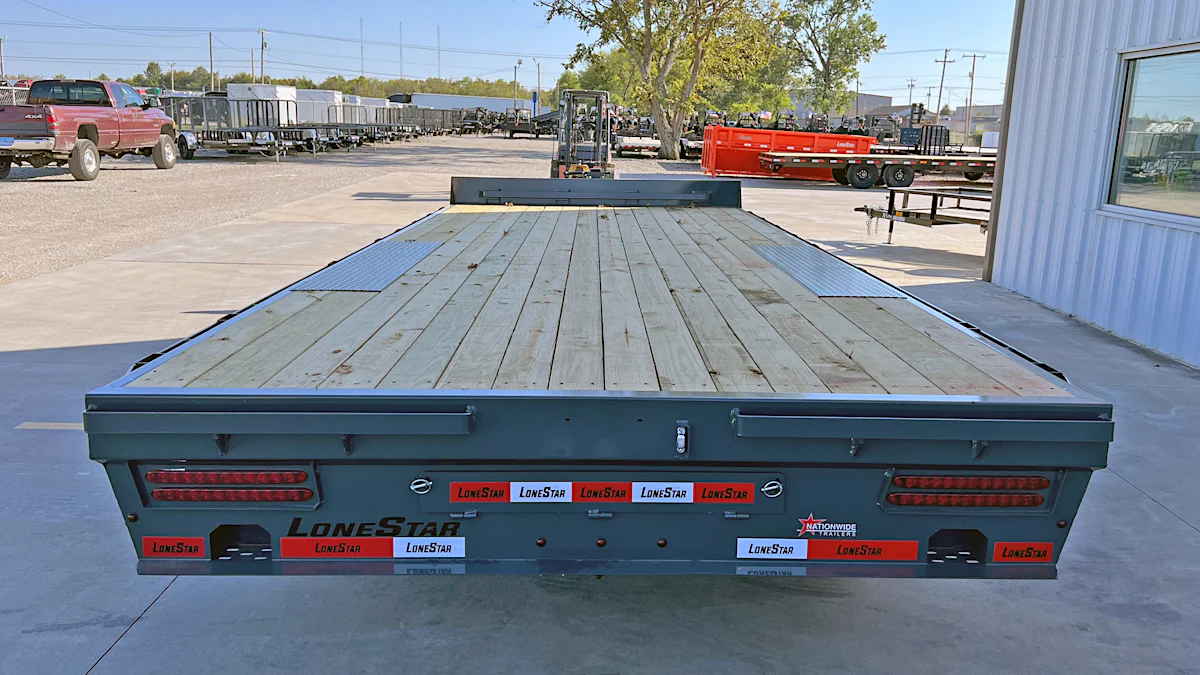 LoneStar 24'x102" 8" I-Beam Deckover Trailer - Stock #89770 - Image 6 of 6 LoneStar 24'x102" 8" I-Beam Deckover Trailer - Stock #89770 - Image 6 of 6