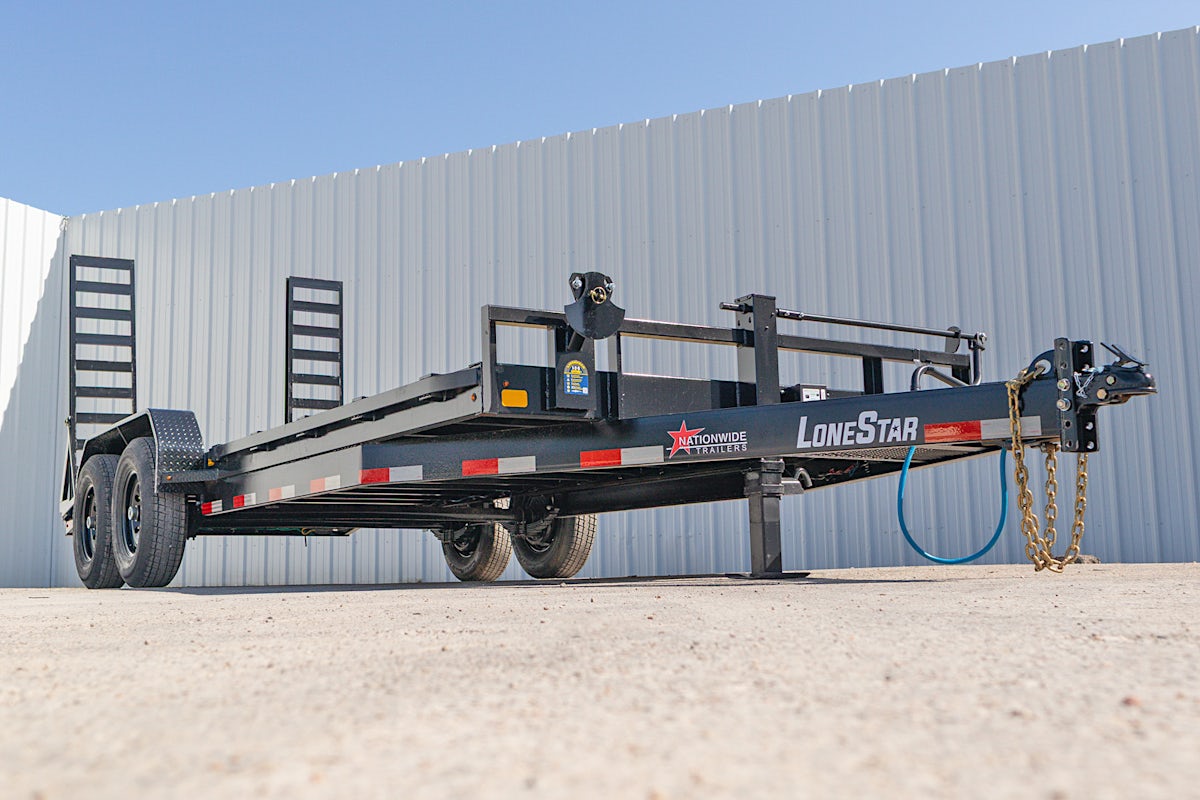 LoneStar 20'x83" Equipment Trailer w/ Stand-Up Ramps - Stock #89772 - Image 12 of 13 LoneStar 20'x83" Equipment Trailer w/ Stand-Up Ramps - Stock #89772 - Image 12 of 13