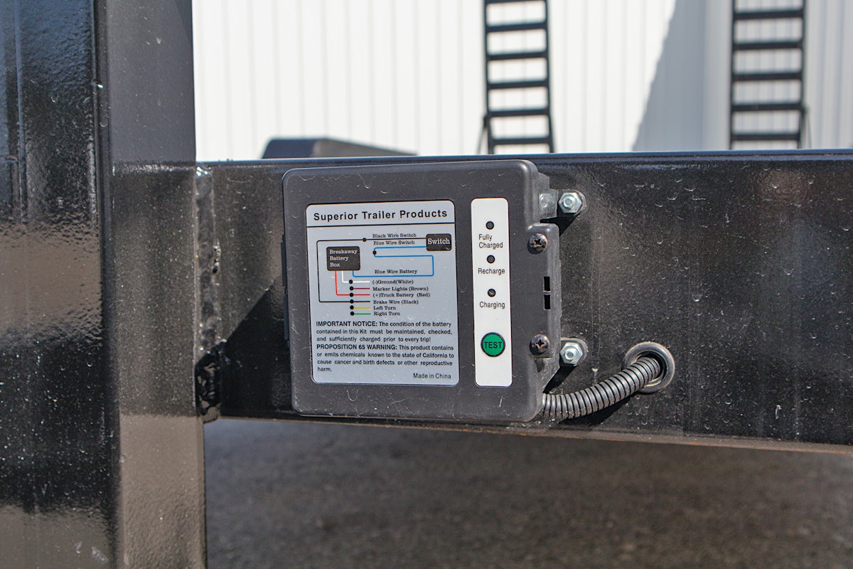 LoneStar 20'x83" Equipment Trailer w/ Stand-Up Ramps - Stock #89775 - Image 9 of 13 LoneStar 20'x83" Equipment Trailer w/ Stand-Up Ramps - Stock #89775 - Image 9 of 13