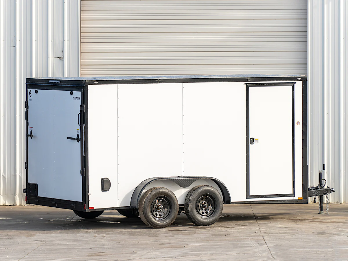 Spartan 7'x14' Enclosed Cargo Trailer w/ Rear Ramp Door (C2) - Stock #89778 - Image 2 of 3 Spartan 7'x14' Enclosed Cargo Trailer w/ Rear Ramp Door (C2) - Stock #89778 - Image 2 of 3