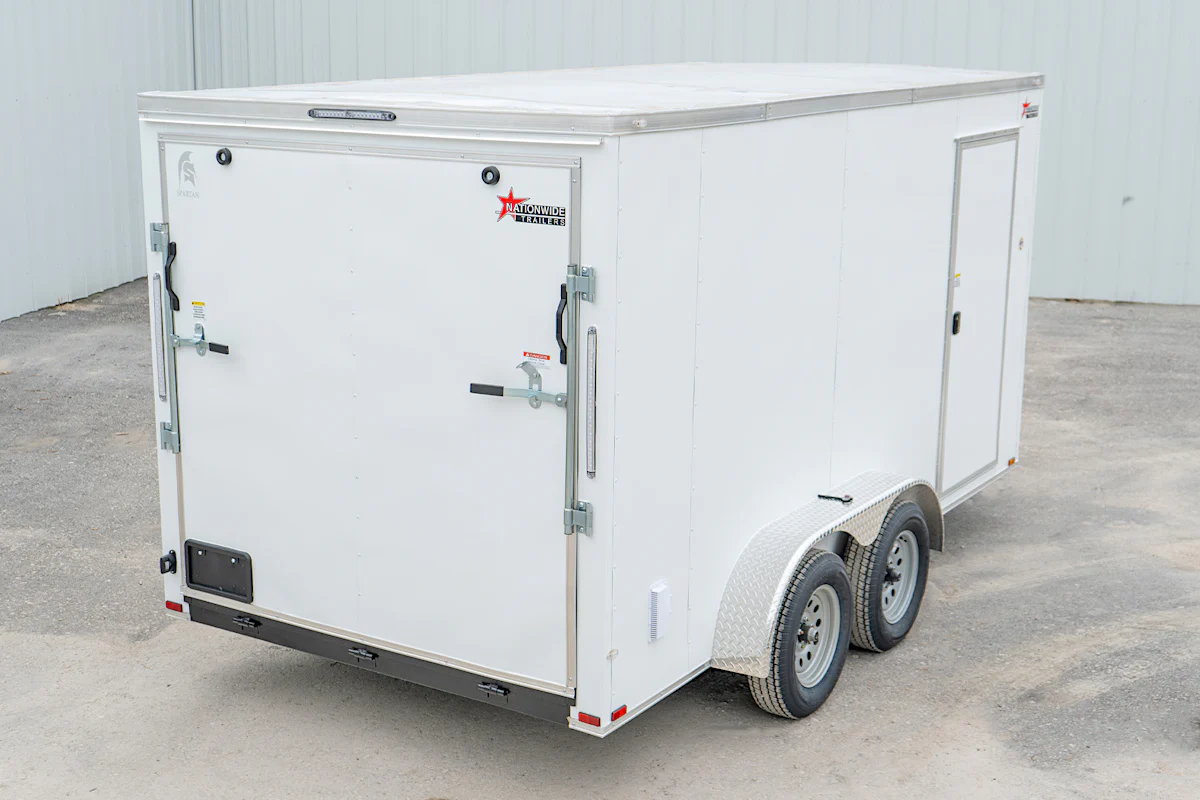 Spartan 7'x14' Enclosed Cargo Trailer w/ Rear Ramp Door (C2) - Stock #89779 - Image 13 of 19 Spartan 7'x14' Enclosed Cargo Trailer w/ Rear Ramp Door (C2) - Stock #89779 - Image 13 of 19
