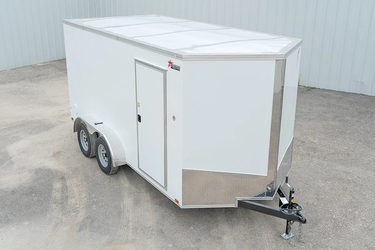 Spartan 7'x14' Enclosed Cargo Trailer w/ Rear Ramp Door (C2) - Stock #89779 - Image 4 of 19 Spartan 7'x14' Enclosed Cargo Trailer w/ Rear Ramp Door (C2) - Stock #89779 - Image 4 of 19