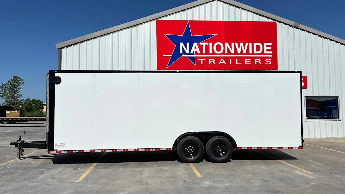Spartan 8.5'x20' Enclosed Cargo Trailer w/ Rear Ramp Door - Stock #89780 - Image 6 of 9 Spartan 8.5'x20' Enclosed Cargo Trailer w/ Rear Ramp Door - Stock #89780 - Image 6 of 9