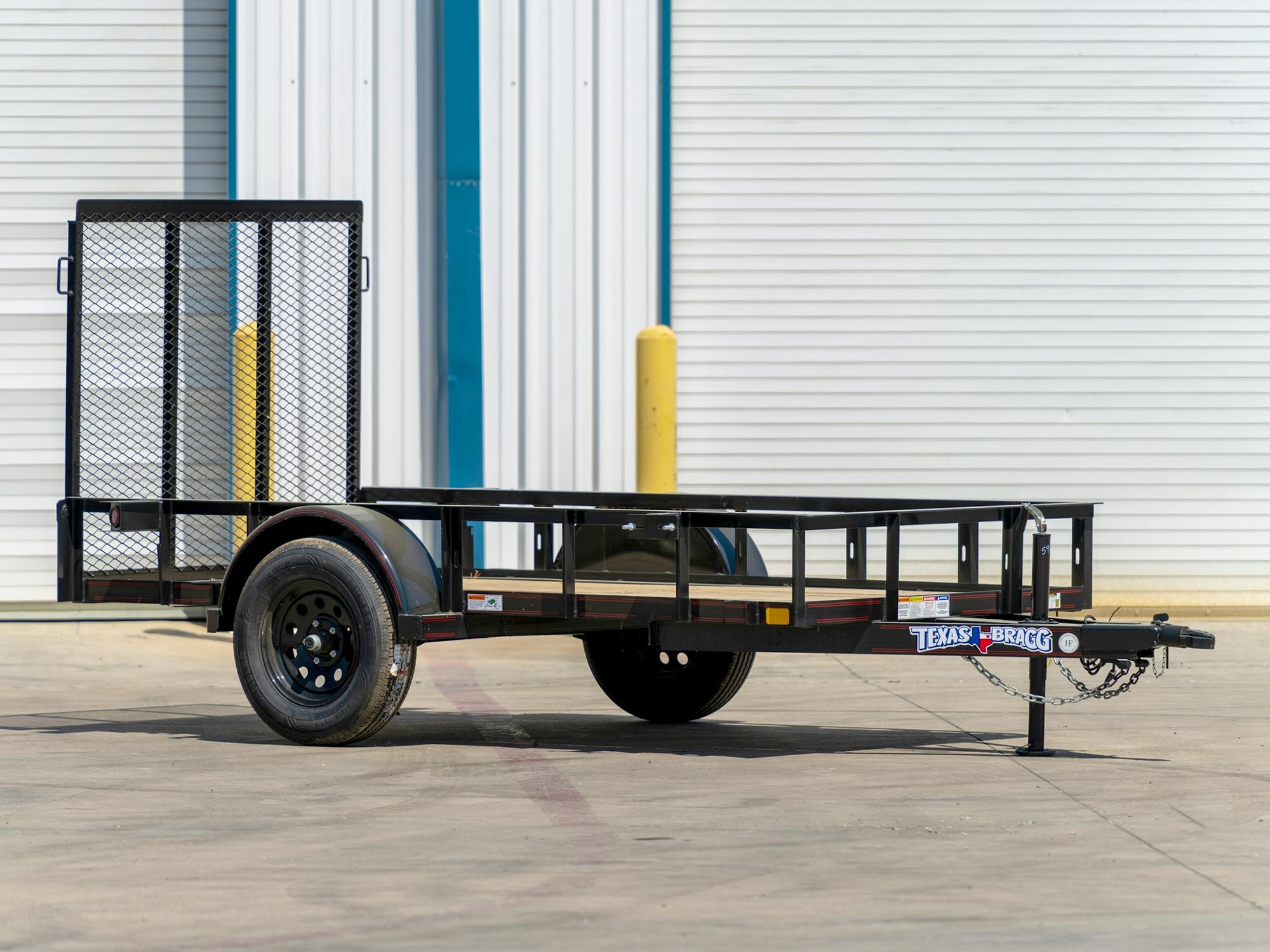 Texas Bragg 10'x60" Utility Trailer w/ 4' Gate (U1) - Stock #89783 - Image 1 of 2