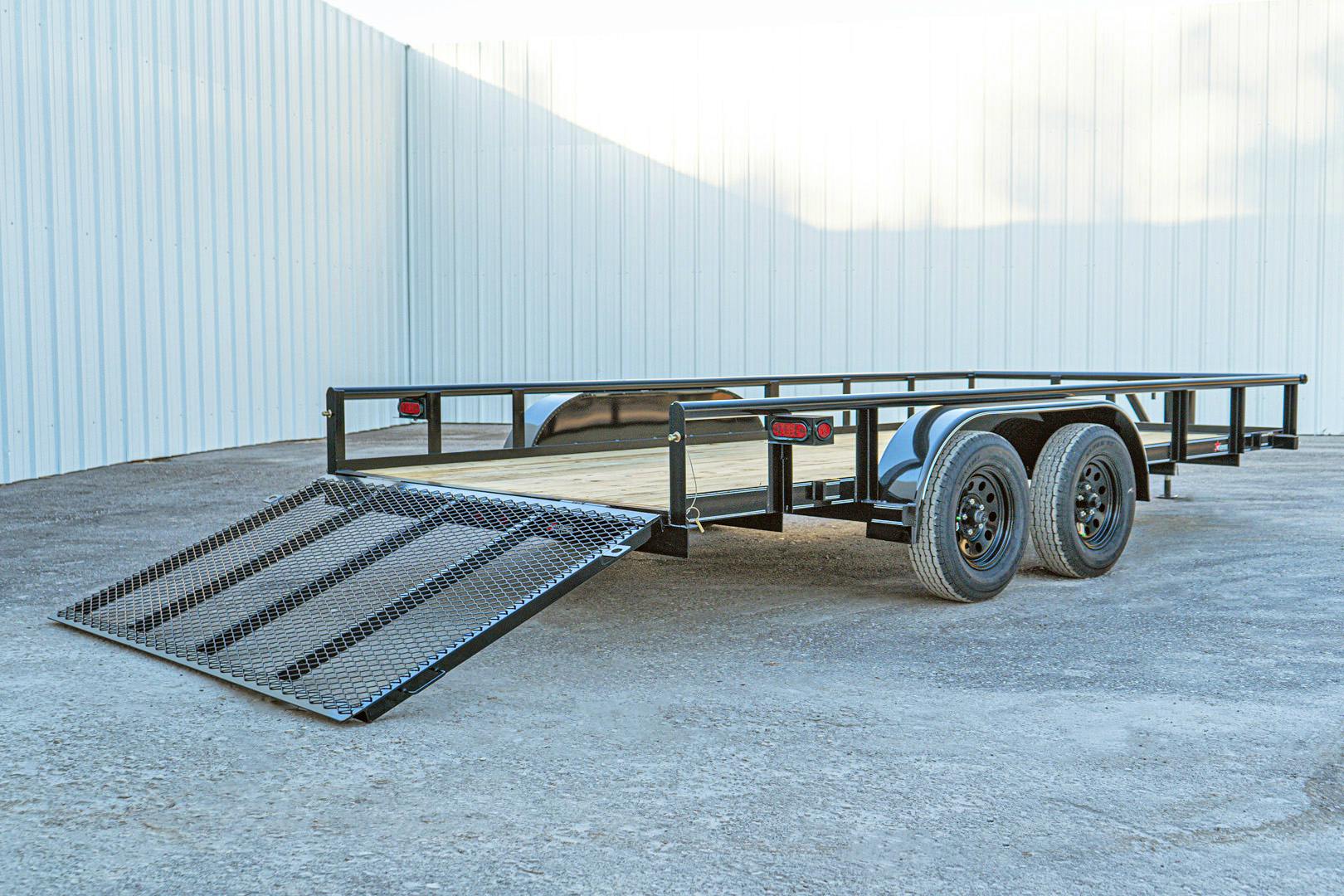 Texas Bragg 14'x83" Utility Trailer w/ 4' Gate (U2) - Stock #89784 - Image 9 of 9