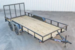 Texas Bragg 14'x83" Utility Trailer w/ 4' Gate (U2) Stock #89784 - Thumbnail 1