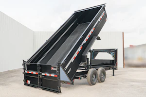 PJ Trailers 16'x83" Low Pro High Side Dump Trailer w/ 3' Sides (DM)