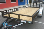 PJ Trailers 16'x77" Tandem Axle 4" Channel Utility Trailer (UK) Stock #89803 - Thumbnail 2