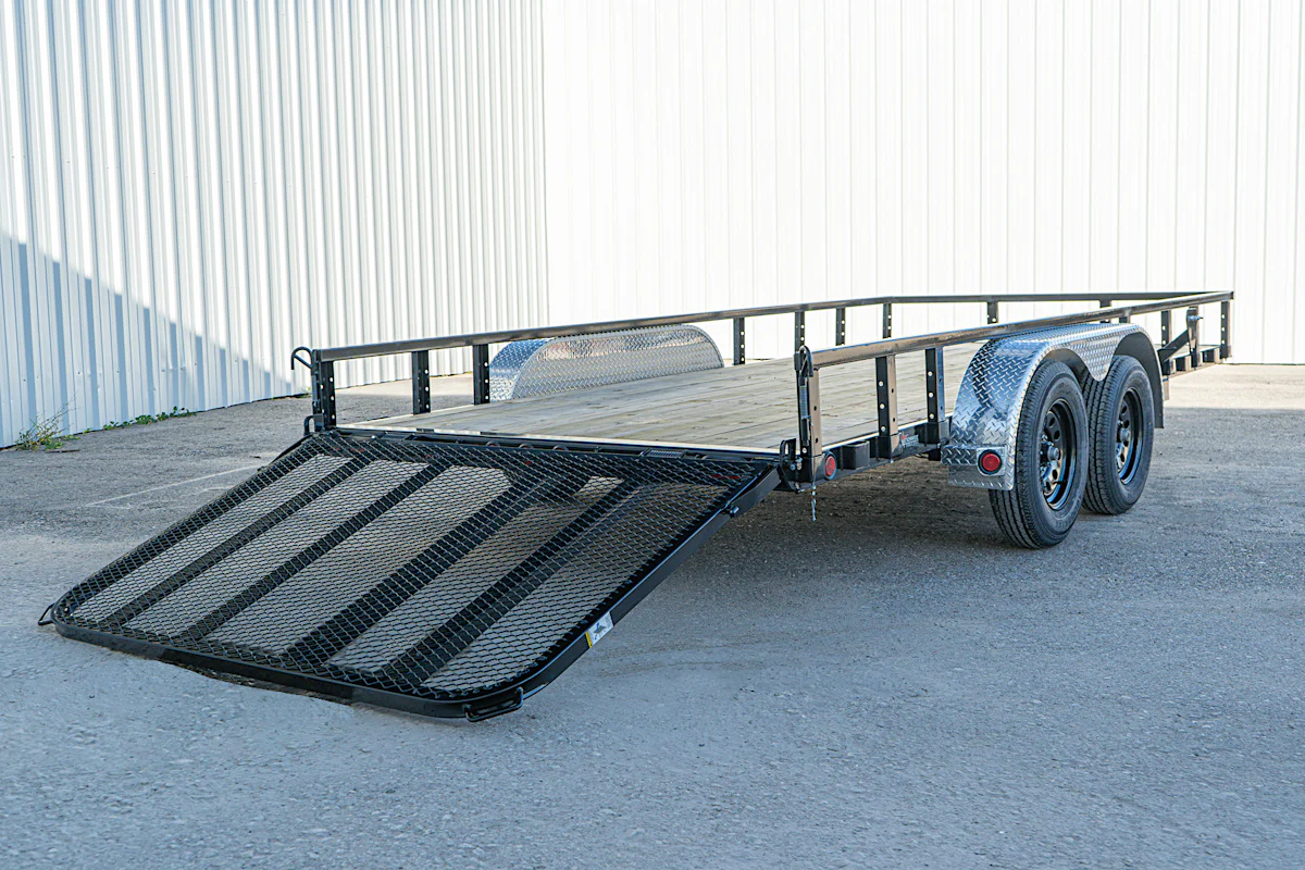 PJ Trailers 16'x83" Tandem Axle 4" Channel Utility Trailer (UL) - Stock #89819 - Image 5 of 13 PJ Trailers 16'x83" Tandem Axle 4" Channel Utility Trailer (UL) - Stock #89819 - Image 5 of 13