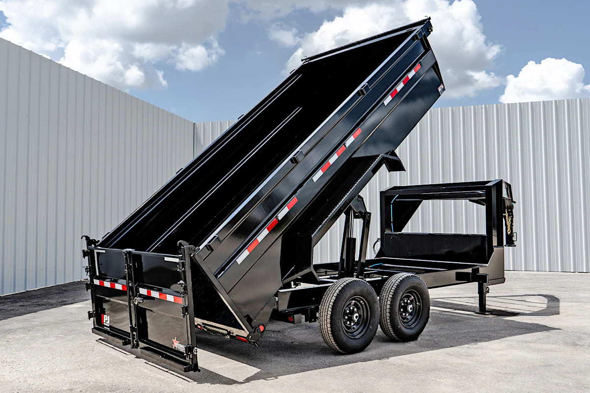 PJ Trailers 14'x83" Low Pro High Side Dump Trailer w/ 3' Sides (DM) - Stock #89823 - Image 27 of 35 PJ Trailers 14'x83" Low Pro High Side Dump Trailer w/ 3' Sides (DM) - Stock #89823 - Image 27 of 35