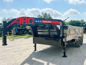 ARC Trailers 14'x83" Gooseneck Telescopic Dump Trailer w/ 3' Sides (GDT)