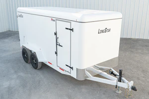 LoneStar 6.5'x16' 14k Steel Enclosed Cargo Trailer w/ Rear Barn Doors (C2)